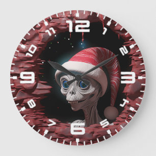 3D-julmarsAlien Stor Klocka