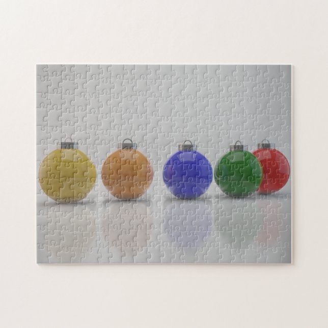 3D-julprydnad Pussel (Horisontell)