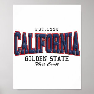 3D Kalifornien Poster