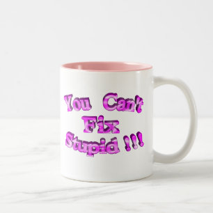 3D kan du inte fixa dumt!!! Två-Tonad Mugg