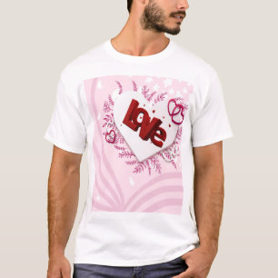 3D kärlek T Shirt