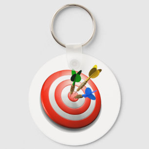 3D kasta sig bullsEYEen Keychain Nyckelring