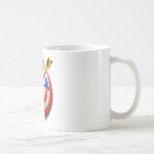 3D kasta sig BullsEYEkaffemuggen Kaffemugg