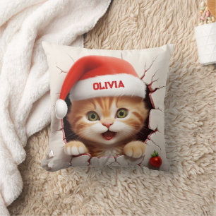 3D Kattjul Kudde