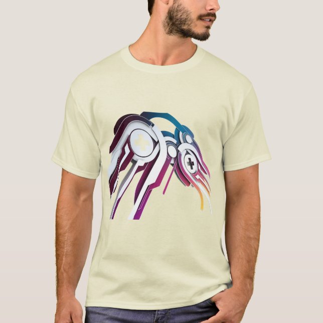 3D Klassisk  T Shirt (Framsida)