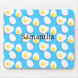 3d-kokta och torkade ägg musmatta