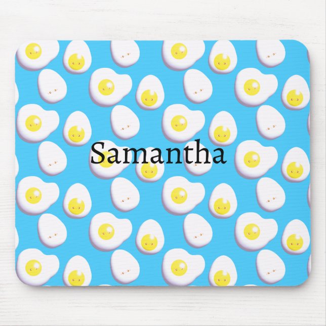 3d-kokta och torkade ägg musmatta (Framsidan)