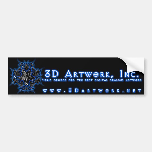 3D Konstverk, Inc. Bildekal (Framsidan)