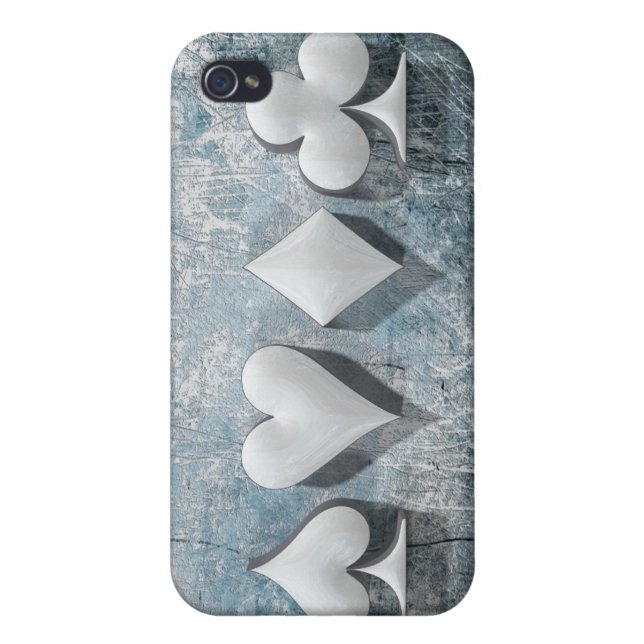 3D konstverk "poker passar ", iPhone 4 Fodral (Baksidan)