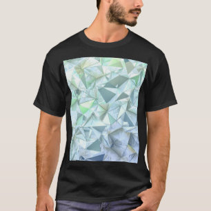 3D-kristalltriangel, illustrativ återgivning. T Shirt
