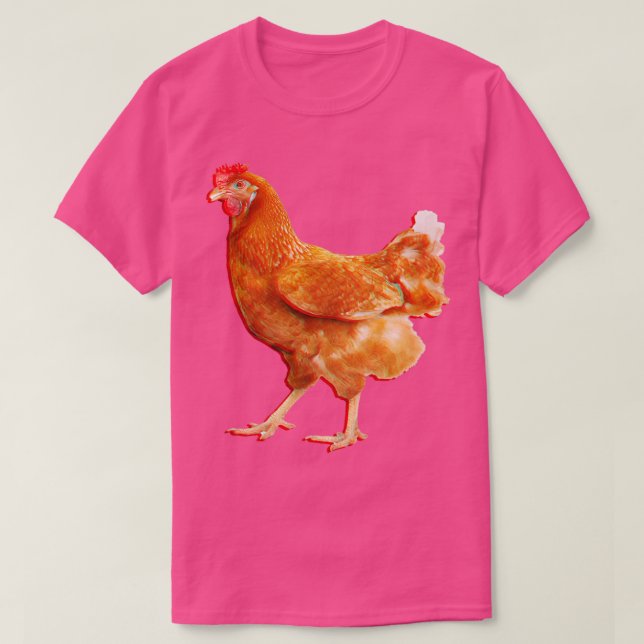 3D-kyckling T Shirt (Design framsida)