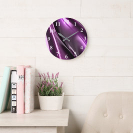 3D Lila-grafik för futuristiska Stor Klocka