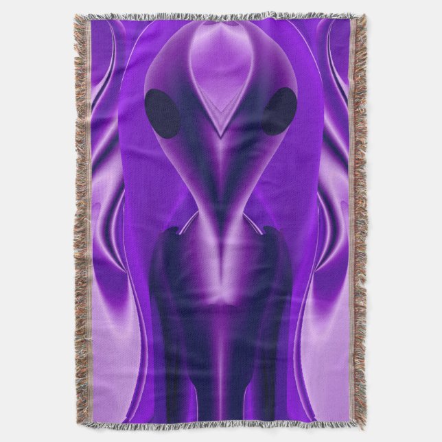 3D Lila Rainbow Dreams, Alien Filt (Framsidan Vertikal)