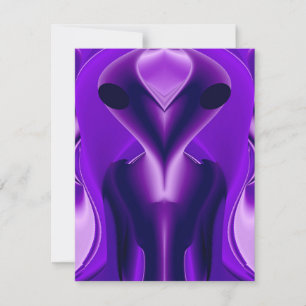 3D Lila Rainbow Dreams, Alien OSA Kort