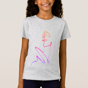 3D-linjekonst sida B - Konstnärer - Kortkonst T Shirt