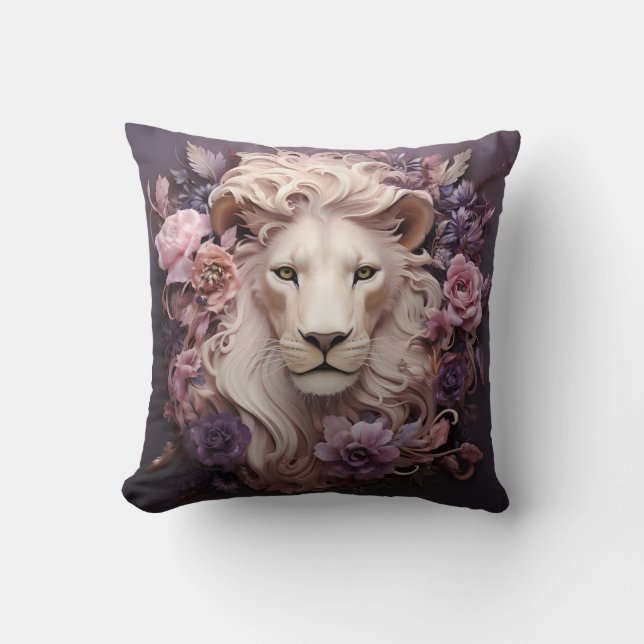 3D lion pillow Kudde (Framsida)