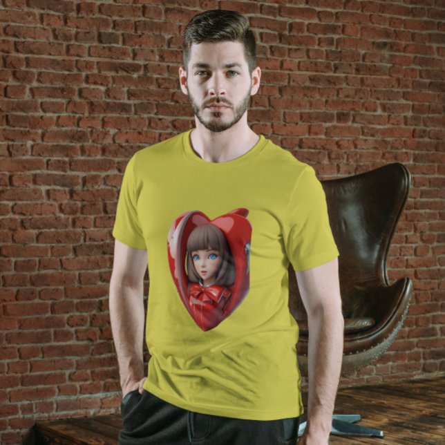 3D Loely Girl T-Shirt (Skapare uppladdad)