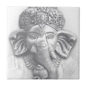 3d Lord Ganesha - Om Kakelplatta