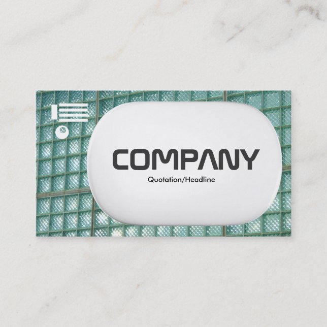3d Lozenge - Glass Wall 02 Visitkort (Framsida)