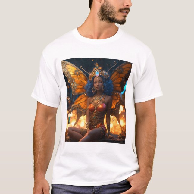 3D Majestic African Interpretation Stunning T-Shi T Shirt (Framsida)