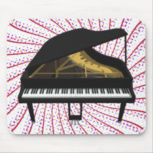 3D-modell: Black Grand Piano: Musmatta