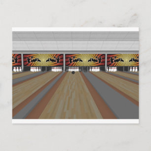 3D-modell: Bowling Alley: Vykort