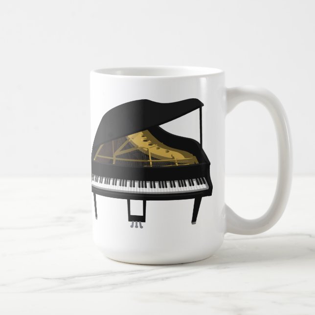 3D modellerar: Svart flygel: Kaffemugg (Höger)