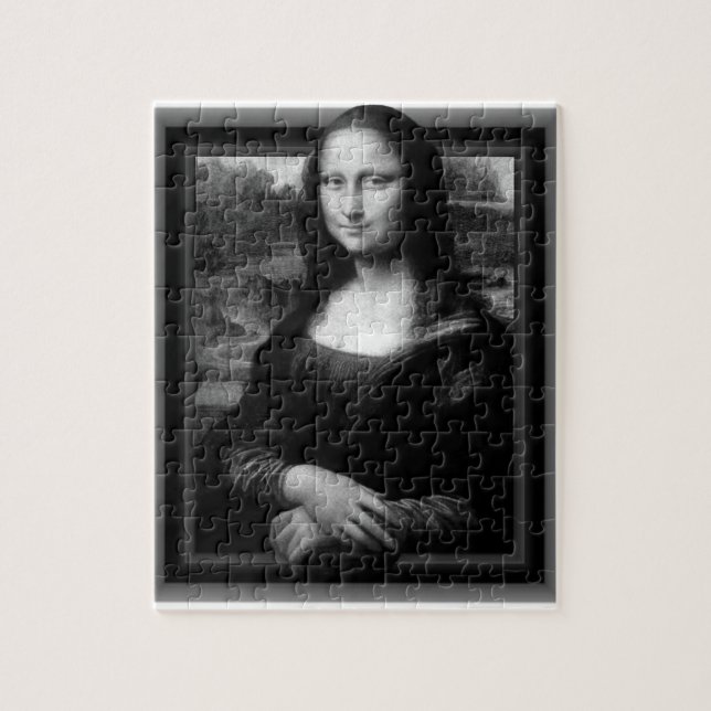 3D MONA LISA PUZZLE [ENDAST 8X10] PUSSEL (Vertikal)