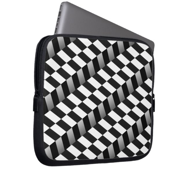 3D-mönsterkonst laptopsleeve Laptop Fodral (Framsidan Höger)