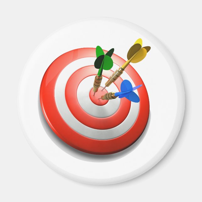 3D-mörka punkterEYE-magnet Magnet (Framsidan)