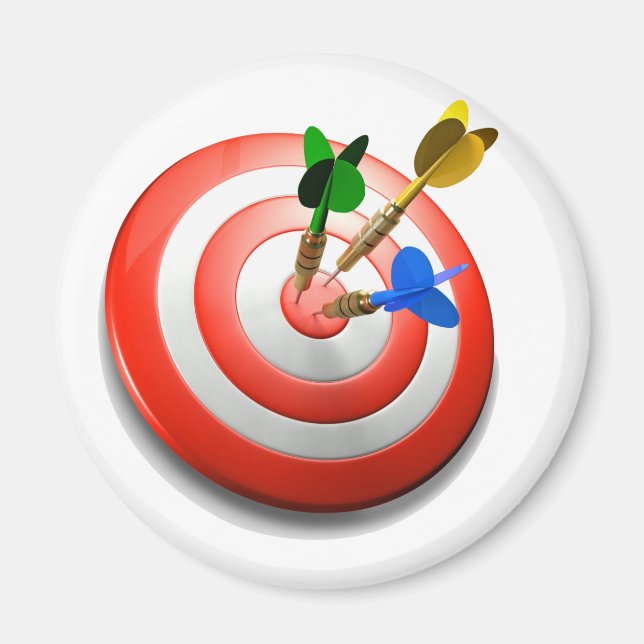 3D-mörka punkterEYE-magnet Magnet (Framsidan)