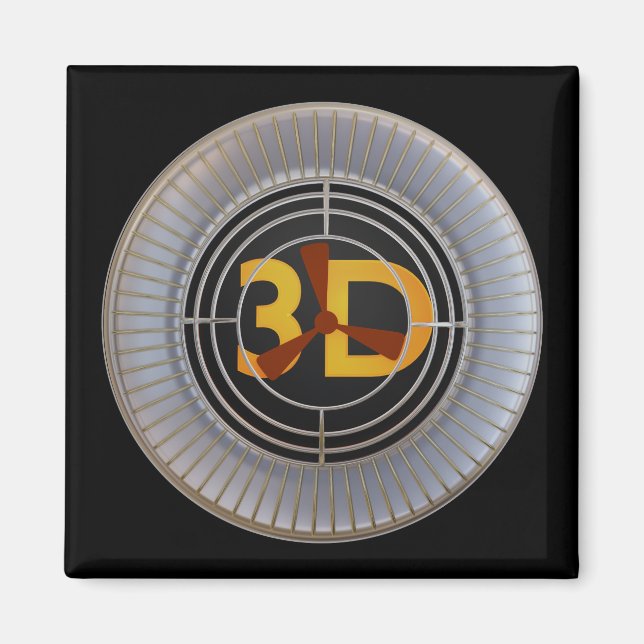 3D-motor. Magnet (Framsidan)