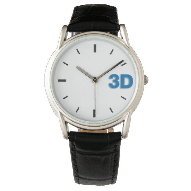 3D O'Clock 2-B1. Armbandsur (Framsida)