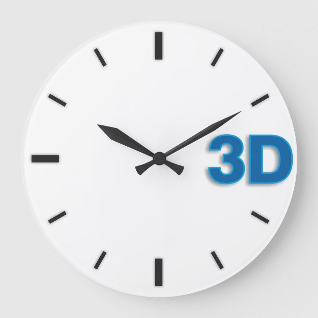 3D O'Clock 2-B1. Stor Klocka (Framsida)