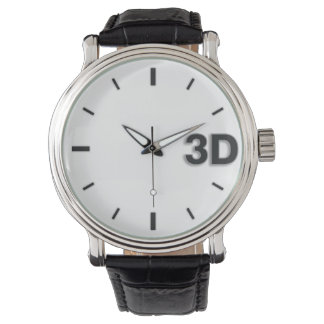 3D O'Clock 2-BL. Armbandsur