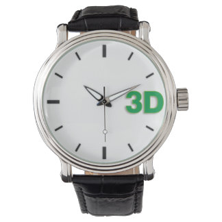 3D O'Clock 2 Gr. Armbandsur