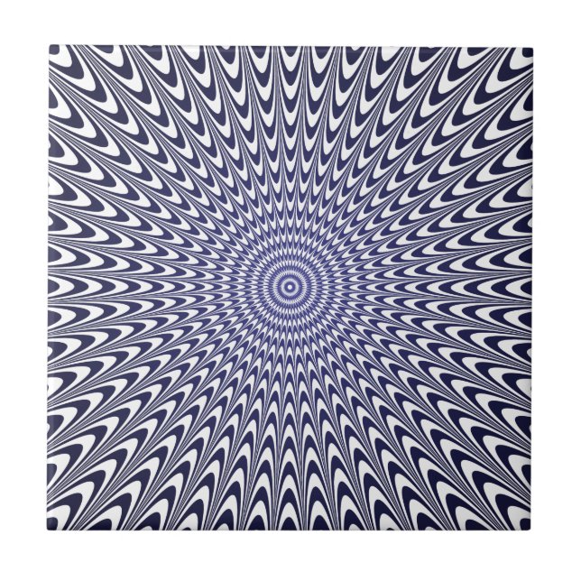 3D Optisk Illusion Ceramic Tile Realistic Trippy Kakelplatta (Framsidan)