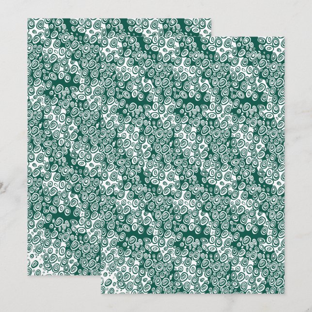 3D Optisk Illusion – Geometrisk Abstrakt Konst Pos Spara Datumet (Fram/baksida)
