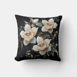 3D orchid pillow Kudde