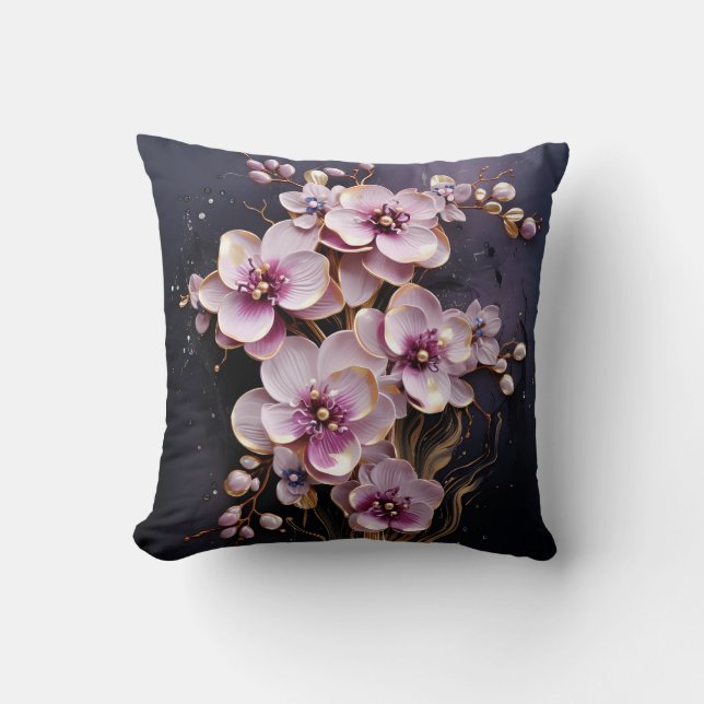3D orchid pillow Kudde (Framsida)