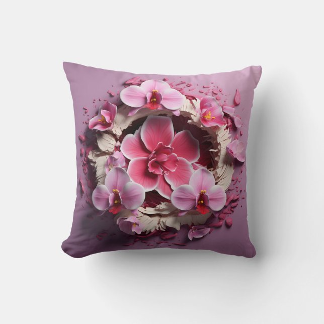 3D orchid pillow Kudde (Framsida)