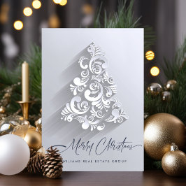 3D Ornament Julgran Corporate Hälsning Julkort
