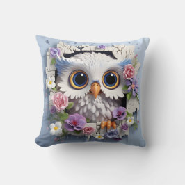 3D owl pillow Kudde