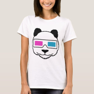 3D Panda Tee Shirt