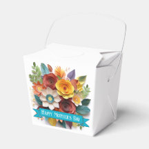 3D Papper Art Blommigt Mors dag