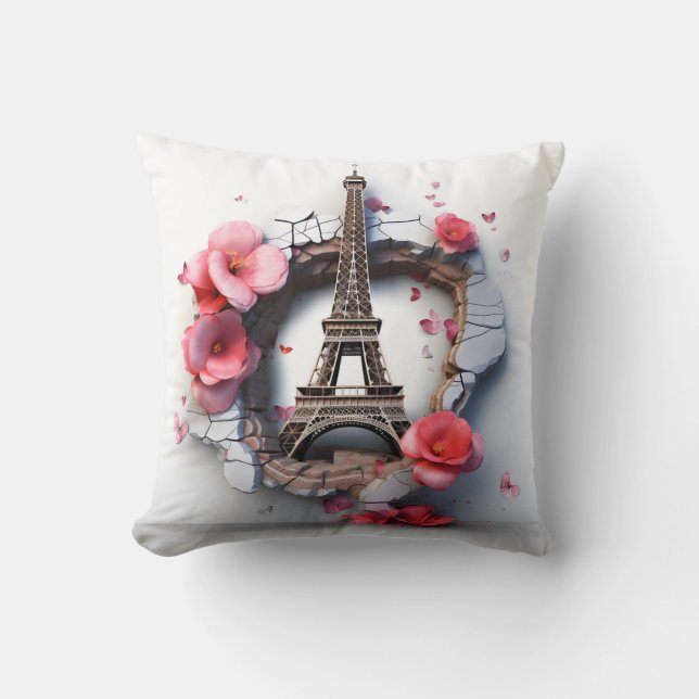 3D Paris pillow Kudde (Framsida)