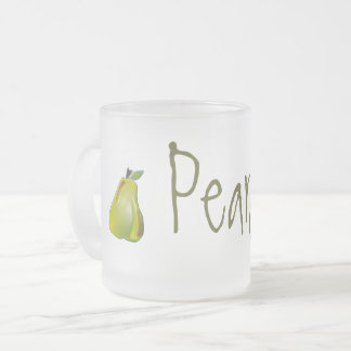 3D-pärongrafik Frostad Glasmugg