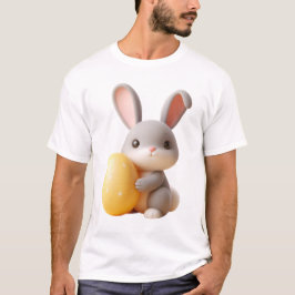 3D-Påskhare Innehavare av ett brant ägg T Shirt