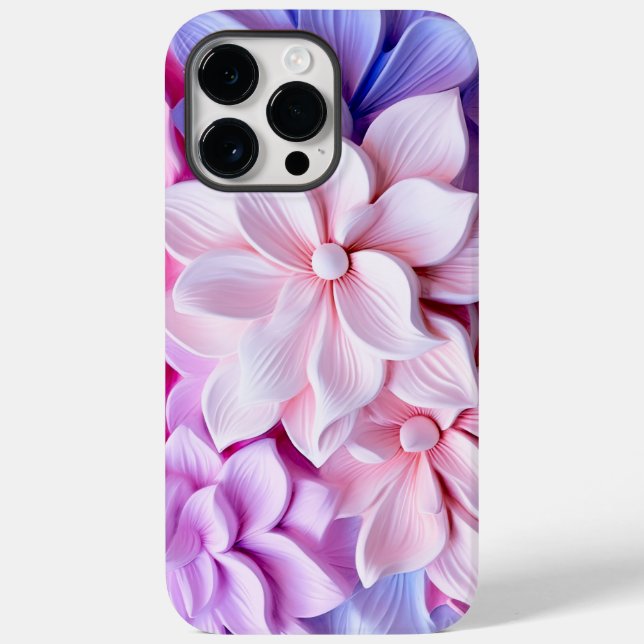 3D Pastel Flower Mönster (Baksida)