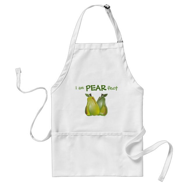 3D Pear Humor Förkläde (Framsidan)